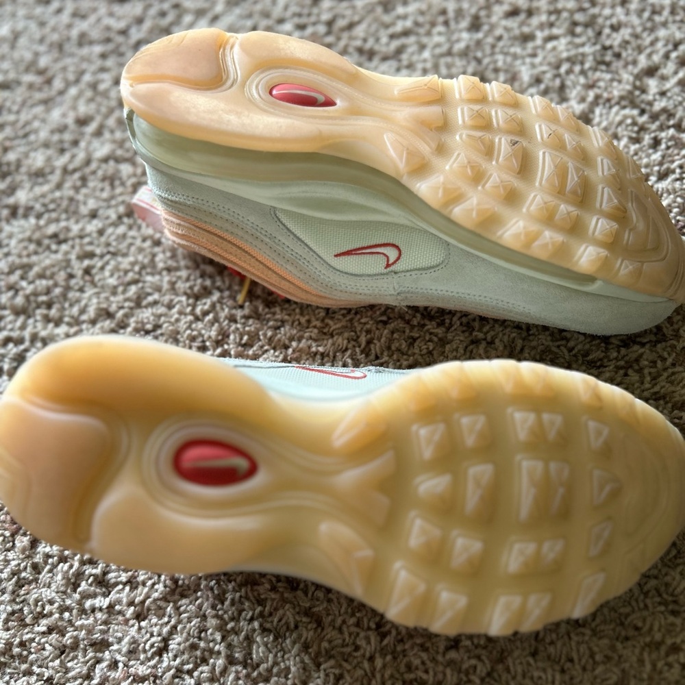 Nike Air Max 97 Red and Gray Sneakers - Picture 3 of 3